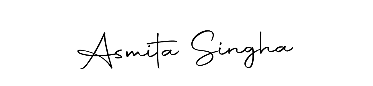 How to make Asmita Singha name signature. Use Autography-DOLnW style for creating short signs online. This is the latest handwritten sign. Asmita Singha signature style 10 images and pictures png