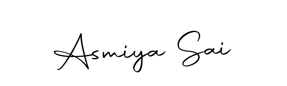 Make a beautiful signature design for name Asmiya Sai. Use this online signature maker to create a handwritten signature for free. Asmiya Sai signature style 10 images and pictures png