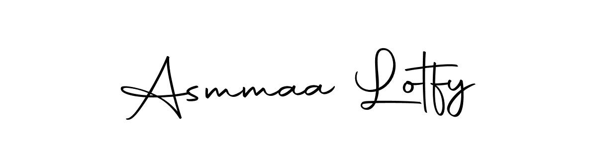 Make a beautiful signature design for name Asmmaa Lotfy. With this signature (Autography-DOLnW) style, you can create a handwritten signature for free. Asmmaa Lotfy signature style 10 images and pictures png
