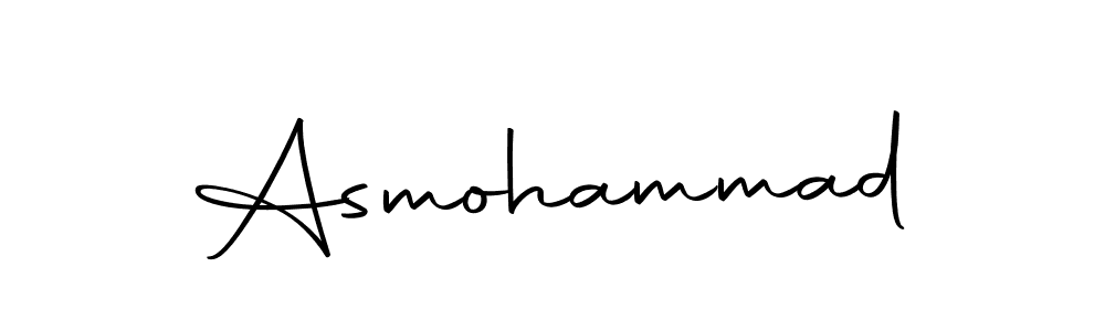 Make a beautiful signature design for name Asmohammad. With this signature (Autography-DOLnW) style, you can create a handwritten signature for free. Asmohammad signature style 10 images and pictures png