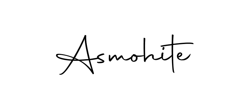 You can use this online signature creator to create a handwritten signature for the name Asmohite. This is the best online autograph maker. Asmohite signature style 10 images and pictures png