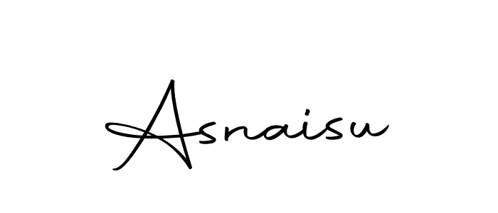 Design your own signature with our free online signature maker. With this signature software, you can create a handwritten (Autography-DOLnW) signature for name Asnaisu. Asnaisu signature style 10 images and pictures png
