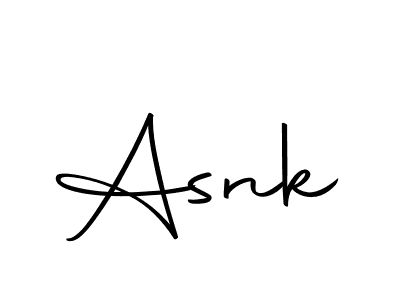 Use a signature maker to create a handwritten signature online. With this signature software, you can design (Autography-DOLnW) your own signature for name Asnk. Asnk signature style 10 images and pictures png