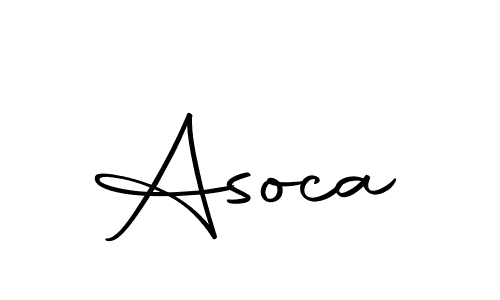 Design your own signature with our free online signature maker. With this signature software, you can create a handwritten (Autography-DOLnW) signature for name Asoca. Asoca signature style 10 images and pictures png