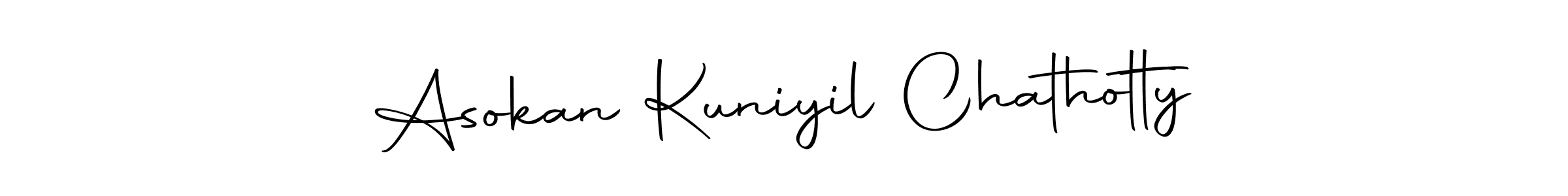 Use a signature maker to create a handwritten signature online. With this signature software, you can design (Autography-DOLnW) your own signature for name Asokan Kuniyil Chathotty. Asokan Kuniyil Chathotty signature style 10 images and pictures png