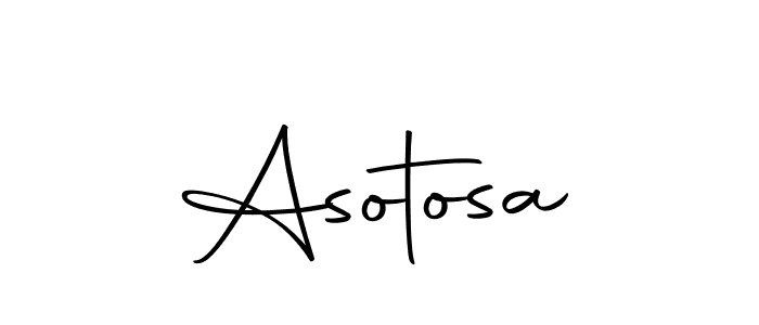 You should practise on your own different ways (Autography-DOLnW) to write your name (Asotosa) in signature. don't let someone else do it for you. Asotosa signature style 10 images and pictures png