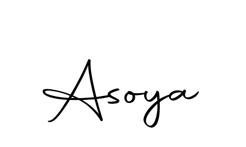 Design your own signature with our free online signature maker. With this signature software, you can create a handwritten (Autography-DOLnW) signature for name Asoya. Asoya signature style 10 images and pictures png