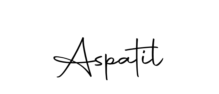 The best way (Autography-DOLnW) to make a short signature is to pick only two or three words in your name. The name Aspatil include a total of six letters. For converting this name. Aspatil signature style 10 images and pictures png