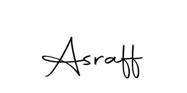 Use a signature maker to create a handwritten signature online. With this signature software, you can design (Autography-DOLnW) your own signature for name Asraff. Asraff signature style 10 images and pictures png