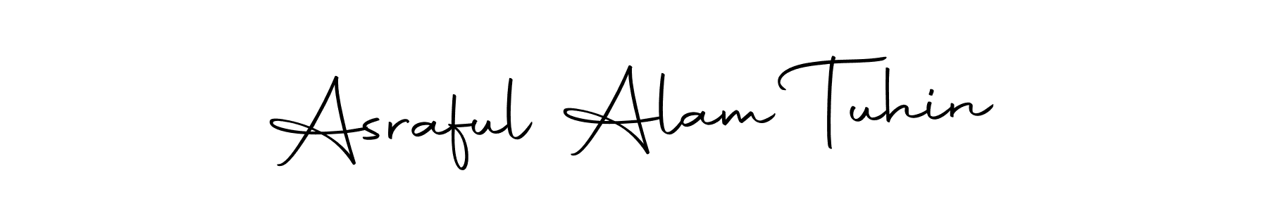 You should practise on your own different ways (Autography-DOLnW) to write your name (Asraful Alam Tuhin) in signature. don't let someone else do it for you. Asraful Alam Tuhin signature style 10 images and pictures png