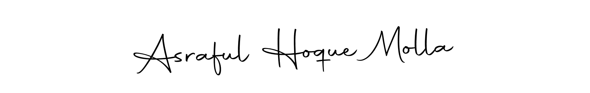 Design your own signature with our free online signature maker. With this signature software, you can create a handwritten (Autography-DOLnW) signature for name Asraful Hoque Molla. Asraful Hoque Molla signature style 10 images and pictures png