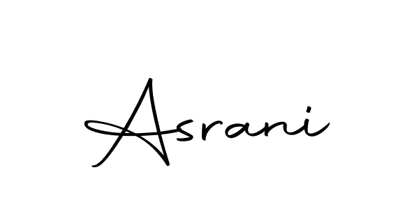 Asrani stylish signature style. Best Handwritten Sign (Autography-DOLnW) for my name. Handwritten Signature Collection Ideas for my name Asrani. Asrani signature style 10 images and pictures png