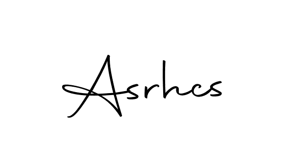 You should practise on your own different ways (Autography-DOLnW) to write your name (Asrhcs) in signature. don't let someone else do it for you. Asrhcs signature style 10 images and pictures png