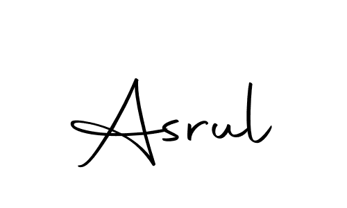 if you are searching for the best signature style for your name Asrul. so please give up your signature search. here we have designed multiple signature styles  using Autography-DOLnW. Asrul signature style 10 images and pictures png