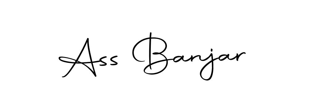 Also we have Ass Banjar name is the best signature style. Create professional handwritten signature collection using Autography-DOLnW autograph style. Ass Banjar signature style 10 images and pictures png