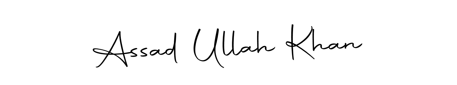 Here are the top 10 professional signature styles for the name Assad Ullah Khan. These are the best autograph styles you can use for your name. Assad Ullah Khan signature style 10 images and pictures png