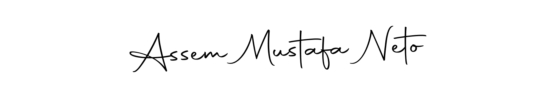 How to make Assem Mustafa Neto signature? Autography-DOLnW is a professional autograph style. Create handwritten signature for Assem Mustafa Neto name. Assem Mustafa Neto signature style 10 images and pictures png