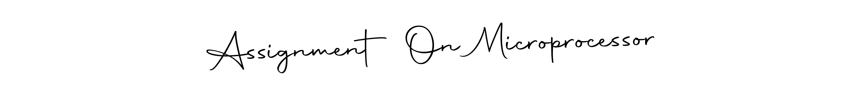 The best way (Autography-DOLnW) to make a short signature is to pick only two or three words in your name. The name Assignment On Microprocessor include a total of six letters. For converting this name. Assignment On Microprocessor signature style 10 images and pictures png