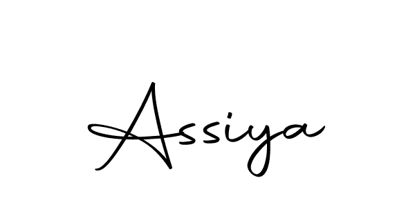 Create a beautiful signature design for name Assiya. With this signature (Autography-DOLnW) fonts, you can make a handwritten signature for free. Assiya signature style 10 images and pictures png