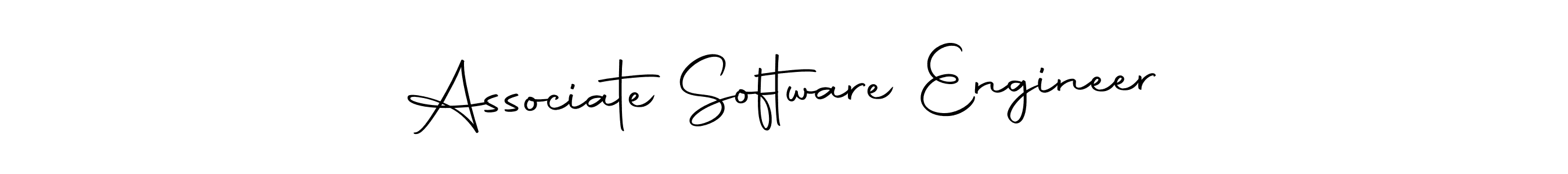 Also we have Associate Software Engineer name is the best signature style. Create professional handwritten signature collection using Autography-DOLnW autograph style. Associate Software Engineer signature style 10 images and pictures png