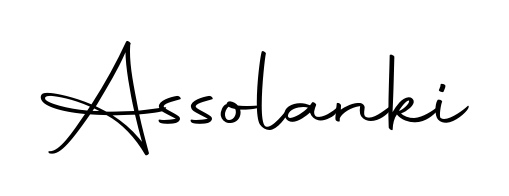 Use a signature maker to create a handwritten signature online. With this signature software, you can design (Autography-DOLnW) your own signature for name Assolanki. Assolanki signature style 10 images and pictures png