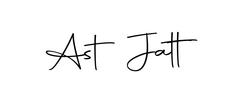 You should practise on your own different ways (Autography-DOLnW) to write your name (Ast Jatt) in signature. don't let someone else do it for you. Ast Jatt signature style 10 images and pictures png