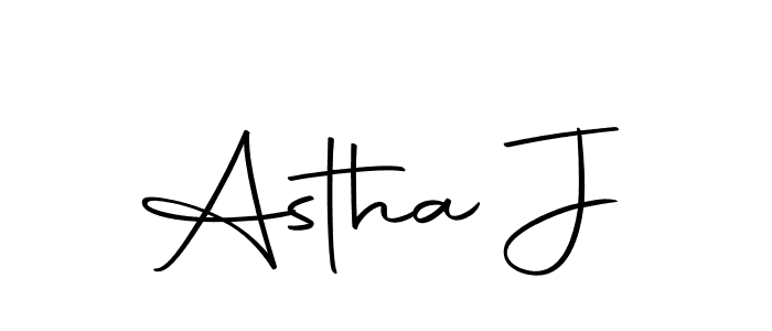Astha J stylish signature style. Best Handwritten Sign (Autography-DOLnW) for my name. Handwritten Signature Collection Ideas for my name Astha J. Astha J signature style 10 images and pictures png