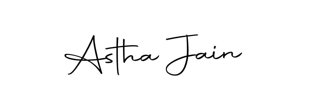 if you are searching for the best signature style for your name Astha Jain. so please give up your signature search. here we have designed multiple signature styles  using Autography-DOLnW. Astha Jain signature style 10 images and pictures png