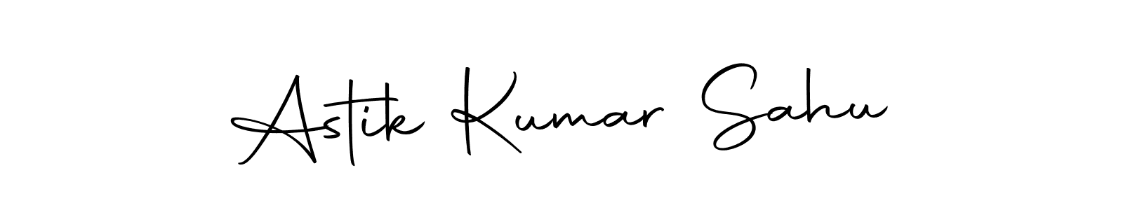 Create a beautiful signature design for name Astik Kumar Sahu. With this signature (Autography-DOLnW) fonts, you can make a handwritten signature for free. Astik Kumar Sahu signature style 10 images and pictures png