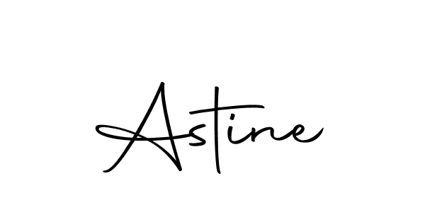 You should practise on your own different ways (Autography-DOLnW) to write your name (Astine) in signature. don't let someone else do it for you. Astine signature style 10 images and pictures png