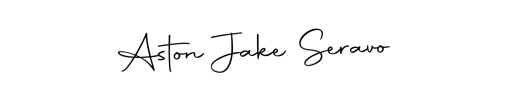 It looks lik you need a new signature style for name Aston Jake Seravo. Design unique handwritten (Autography-DOLnW) signature with our free signature maker in just a few clicks. Aston Jake Seravo signature style 10 images and pictures png