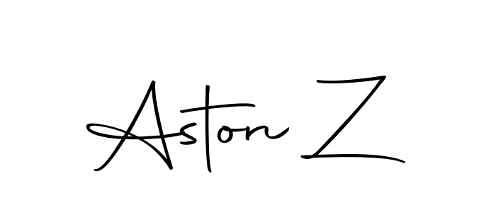 The best way (Autography-DOLnW) to make a short signature is to pick only two or three words in your name. The name Aston Z include a total of six letters. For converting this name. Aston Z signature style 10 images and pictures png