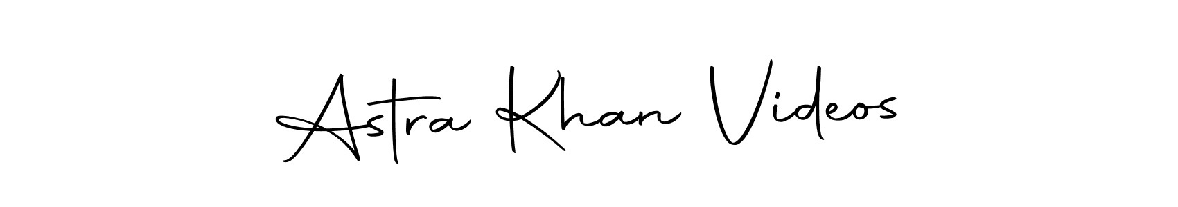 Make a beautiful signature design for name Astra Khan Videos. With this signature (Autography-DOLnW) style, you can create a handwritten signature for free. Astra Khan Videos signature style 10 images and pictures png