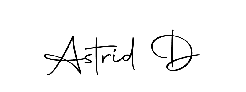 It looks lik you need a new signature style for name Astrid D. Design unique handwritten (Autography-DOLnW) signature with our free signature maker in just a few clicks. Astrid D signature style 10 images and pictures png