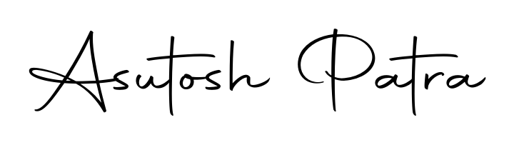 Download transparent PNG signature for name Asutosh Patra styled with Autography-DOLnW font. Ready to paste directly into PDF and Word agreements. Asutosh Patra signature style 10 images and pictures png