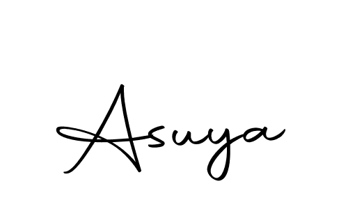 Design your own signature with our free online signature maker. With this signature software, you can create a handwritten (Autography-DOLnW) signature for name Asuya. Asuya signature style 10 images and pictures png