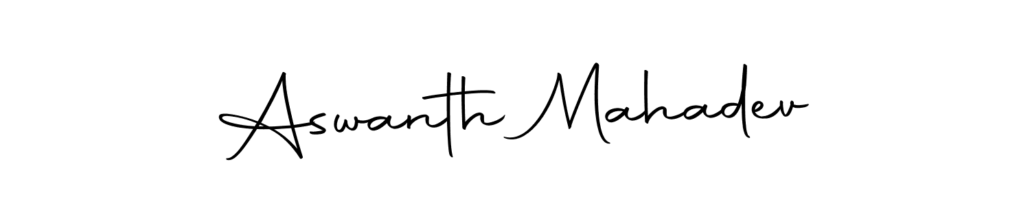 Make a beautiful signature design for name Aswanth Mahadev. Use this online signature maker to create a handwritten signature for free. Aswanth Mahadev signature style 10 images and pictures png