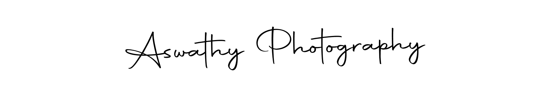 Design your own signature with our free online signature maker. With this signature software, you can create a handwritten (Autography-DOLnW) signature for name Aswathy Photography. Aswathy Photography signature style 10 images and pictures png