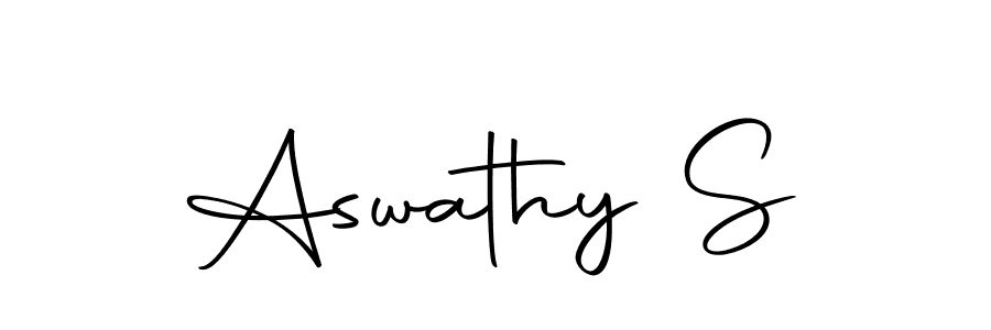 if you are searching for the best signature style for your name Aswathy S. so please give up your signature search. here we have designed multiple signature styles  using Autography-DOLnW. Aswathy S signature style 10 images and pictures png