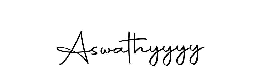 Design your own signature with our free online signature maker. With this signature software, you can create a handwritten (Autography-DOLnW) signature for name Aswathyyyy. Aswathyyyy signature style 10 images and pictures png