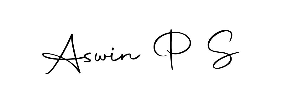 Best and Professional Signature Style for Aswin P S. Autography-DOLnW Best Signature Style Collection. Aswin P S signature style 10 images and pictures png