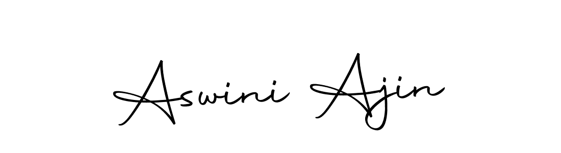 Best and Professional Signature Style for Aswini Ajin. Autography-DOLnW Best Signature Style Collection. Aswini Ajin signature style 10 images and pictures png