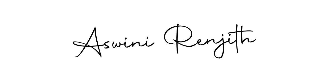Make a beautiful signature design for name Aswini Renjith. Use this online signature maker to create a handwritten signature for free. Aswini Renjith signature style 10 images and pictures png