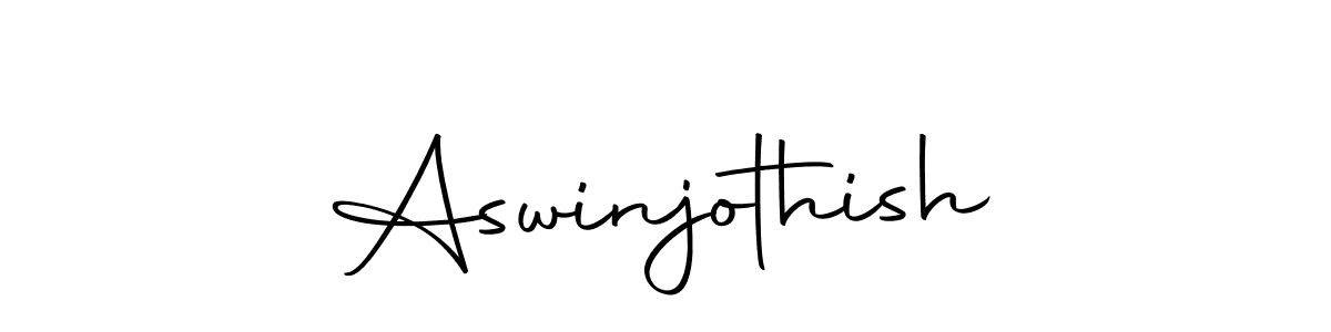 Autography-DOLnW is a professional signature style that is perfect for those who want to add a touch of class to their signature. It is also a great choice for those who want to make their signature more unique. Get Aswinjothish name to fancy signature for free. Aswinjothish signature style 10 images and pictures png
