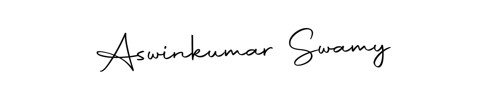 Create a beautiful signature design for name Aswinkumar Swamy. With this signature (Autography-DOLnW) fonts, you can make a handwritten signature for free. Aswinkumar Swamy signature style 10 images and pictures png