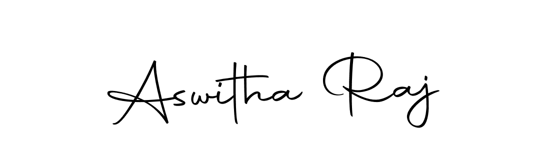 How to make Aswitha Raj signature? Autography-DOLnW is a professional autograph style. Create handwritten signature for Aswitha Raj name. Aswitha Raj signature style 10 images and pictures png