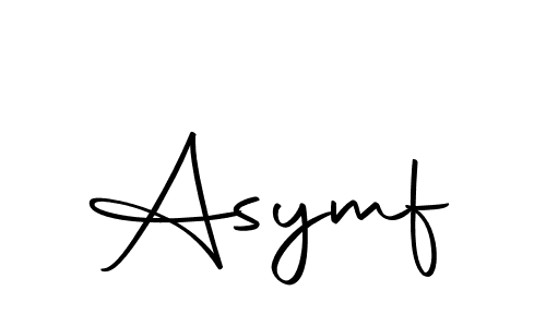 Make a beautiful signature design for name Asymf. With this signature (Autography-DOLnW) style, you can create a handwritten signature for free. Asymf signature style 10 images and pictures png