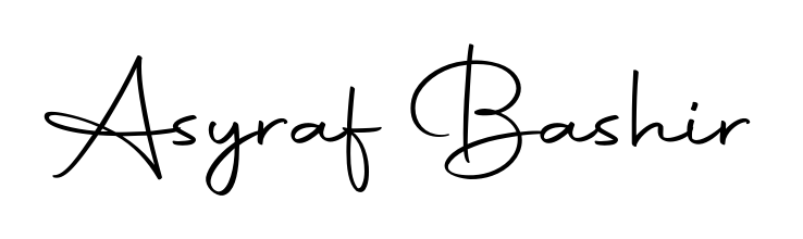 Explore multiple handwriting variations for Asyraf Bashir including this stunning Autography-DOLnW design. Free to use across all platforms. Asyraf Bashir signature style 10 images and pictures png