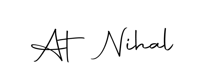Make a beautiful signature design for name At Nihal. With this signature (Autography-DOLnW) style, you can create a handwritten signature for free. At Nihal signature style 10 images and pictures png