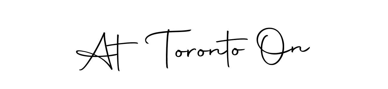 It looks lik you need a new signature style for name At Toronto On. Design unique handwritten (Autography-DOLnW) signature with our free signature maker in just a few clicks. At Toronto On signature style 10 images and pictures png